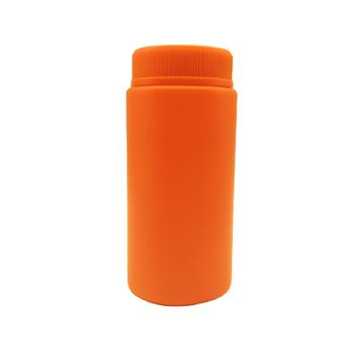 China Factory Direct Sales 175cc 200cc Medicine Bottle HDPE Medicine Orange Pill Bottle Plastic Cap Cap Bottle for sale