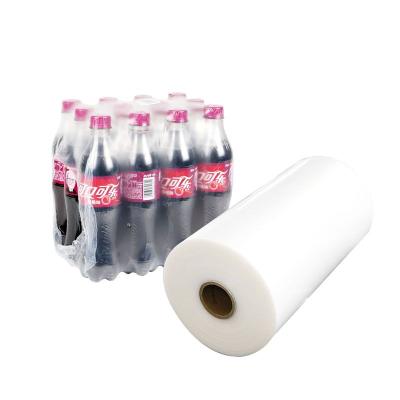 China Wholesale hot selling water soluble heat shrink wrap pe shrink film for packaging bottles for sale