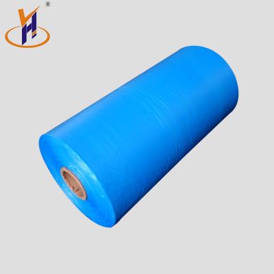 China China Factory Blue Moisture Proof HDPE Film Plastic Roll On Rolls for sale