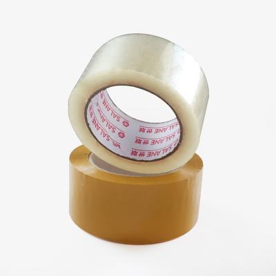 China Free Sample 48mm*100m*40my Waterproof Custom Clear Bopp Packing Tape Adhesive Carton Sealing Tape for sale