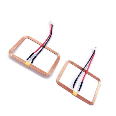 China NFC DEVICE Customize 13.56MHz rfid copper Coil fpc ferrite adhesive near field jst 1.25 2.54 connector NFC 13.56 antenna for sale