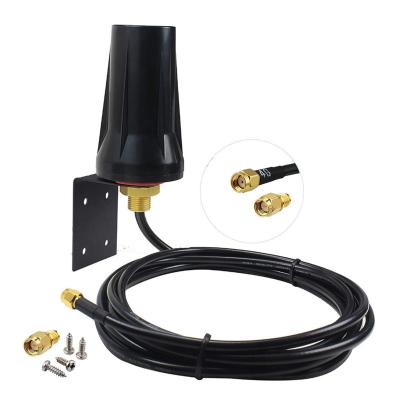 China 4G devices 5dBi 3G 4G LTE RG174 RG58 RPSMA SMA TS9 TNC male connector Outdoor waterproof cabinet Fixed Bracket Wall Mount 4G Antenna for sale