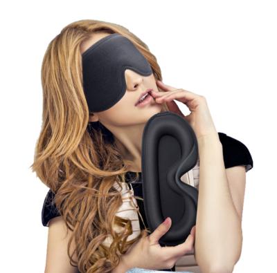 China Wholesale Cheap Adjustable Ice Block Travel Anti-Wrinkle 3d Silk Cup Blindfold Contoured Sleep Eye Mask for sale