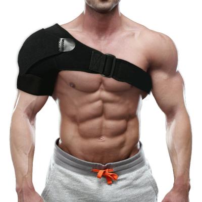 China Adjustable Elasticity Neoprene Breathable Waterproof Cloth Stability Sports Brace Shoulder Guard Brace Support Belt For Injury for sale