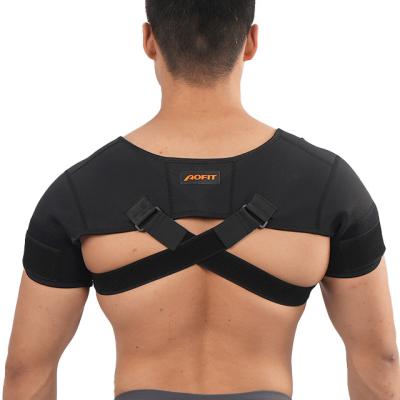 China Breathable Sports Recovery Tighten Comfortable Shoulder Neoprene Shoulder Support Brace for sale