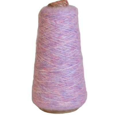 China Throw Yarn Custom Blended Fancy Yarn 55%Recycled Polyester 33% Polyester 6%Nylon 6%Acrylic Air Spun Recycled Fiber Throw Yarn For Knitting for sale