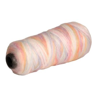 China Wholesale Rainbow Yarn Knitting Yarn Color Change 53%Acrylic 33%Nylon 14%Wool Rainbow Color 3gg Fancy Sweater Chunky Yarn For Knitting for sale