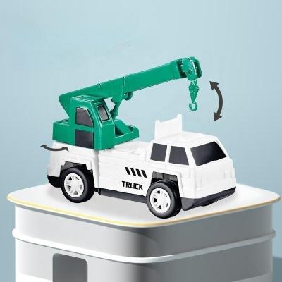 China Toy Wholesale Diecast Diecast Plastic Toy Vehicles Boys Construction Truck Toy Set for sale