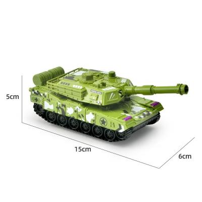 China Friction Toy Inertial Tank Toy Vehicles Plastic Car Model Toy For Children for sale