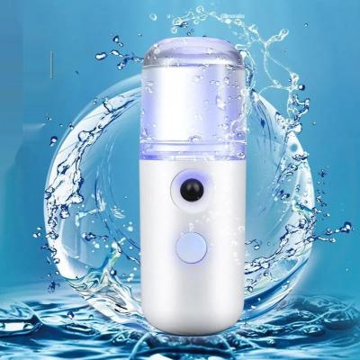 China Moisturizer Mini Spray Steamer Nano Water Mist Sprayer USB Rechargeable Beauty Sanitizer Facial Humidifier for sale