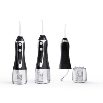 China Outdoor Dental Oral Irrigator Care Teeth Cleaner Cordless Water Flosser With 300ml Volume for sale