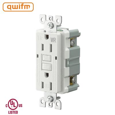 China 15 Amp Residential / General Purpose GFCI Outlet With Tamper Resistant And Weather Resistant for sale