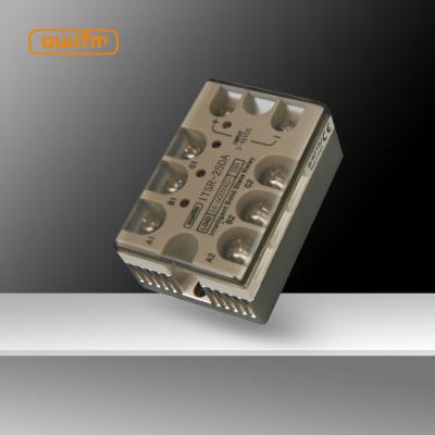 China New Epoxy Material Shell Metal Base Smart Three Phase Solid State Relay 10A~120A With Dual LED Indicators for sale