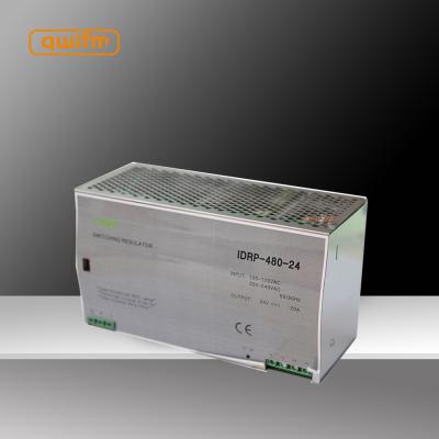 China QWIFM IDRP 480W 24V 227*125.2*100mm Din Rail Switch Power Supply for sale