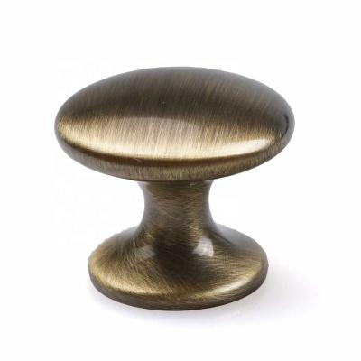 China Square Decorative Cheap Round Retro Vintage Vintage Easy Installation Wardrobe Furniture Pull Sideboard Door Metal Handle Antique Brass Knob for sale