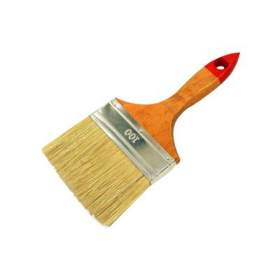 China Wholesale High Quality Bangladesh Paint Brush Mixed Varnish Tapered Filament Brush With Red Tip for sale