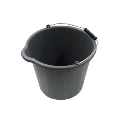 China 5L Tool Black Pail Paint Pot Plastic Paint Bucket Customizable Paint Bucket Decoration for sale