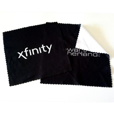 China 100%microfiber customized 100% polyester microfiber lens cleaning cloth for sale