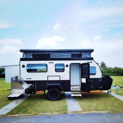 China Travel Trailer Personalized Customization Camping Caravan RV Camper Outdoor Kitchen Offroad Trailer for sale