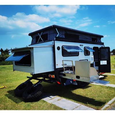 China Offroad Travel Trailer Camping Travel Camper 15FT Touring Car Caravan Camper Trailer Caravan With Bathroom for sale