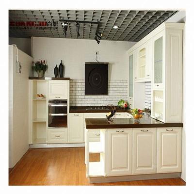 China Modern Australian Style Modular Modern Classic Solid Wood Cabinet For Kitchen for sale