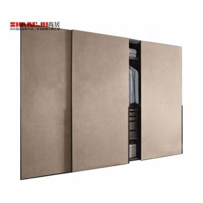 China (Other) Cheap adjustable Australia standard cement with lock and key melamine waterproof bedroom wardrobe for sale