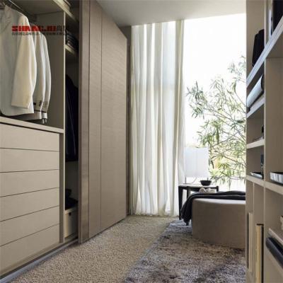 China Aluminum Sliding Doors (Others) Australian Style Adjustable For Wardrobee 8 Feet Acrylic Solid Wood Wardrobe for sale