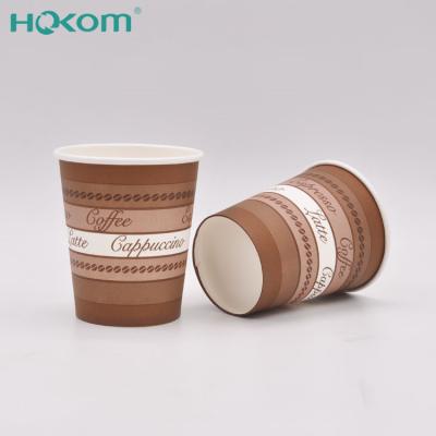 China Recyclable Custom Design Eco - Friendly Take Away Single Wall Cup Coffee Paper Cup Disposable Cups for sale