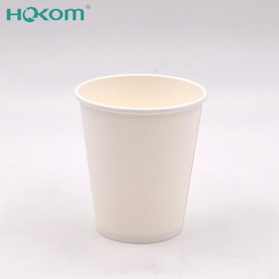 China Free Sample Eco-Friendly Recyclable 12oz Paper Cup White Paper Single Wall Coffee Mugs For Hot Drinks for sale