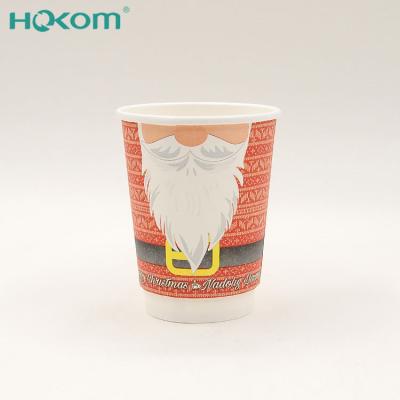 China Fashion Design Disposable Food Grade Paper Cup Coffee Cup Waterproof Disposable Double Wall Cups for sale