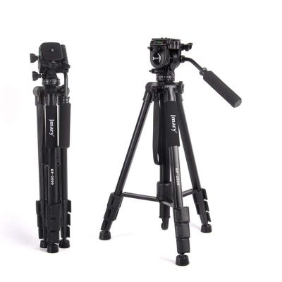 China Jmary KP2599 Aluminum Alloy Head PORTABLE Professional Liquid Monopod Stand Video Camera Tripod for sale