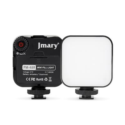 China Mini Jmary Portable Vlog Photographic Mini Professional Video Light 6000K LED Portable Camera for sale