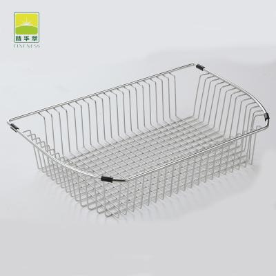 China Sustainable Kitchen Dish Sink Drainer Drying Rack Stainless Steel Sponge Storage Soap Rack Tools for sale