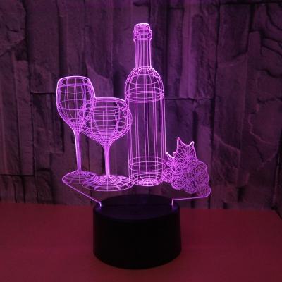 China Good Quality Modern Popular Cheap Christmas 3d Lamp Free Shipping Reference Night for sale