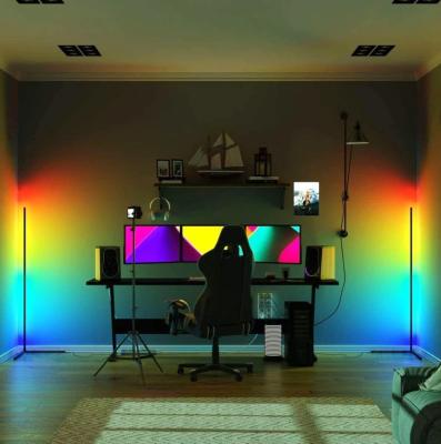 China Good Quality Tuya Modern Cheaper Smart Control RGB Floor Lamp Stand Led Lighting Floor for sale