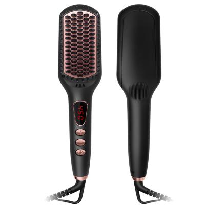 China Household Increased Electronic Women Hair Straightener Brush Iron for sale