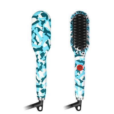 China Factory supply cheap compact beard hair straightener brush comb for sale