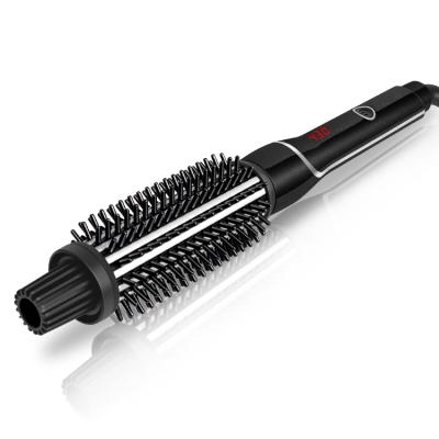 China All Hair Type Wholesale Curling Iron 2 Inch With Hot Comb Brush For Curling And Volumizing for sale