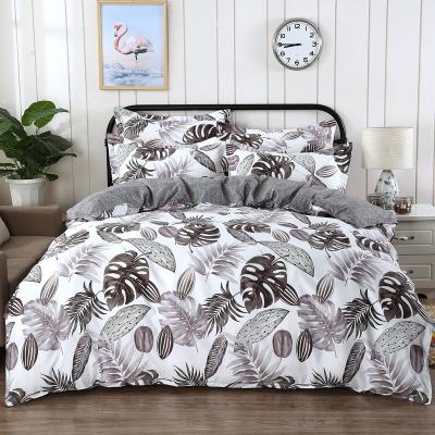 China Nondisposable Cheap Custom Made 100% Polyester Microfiber Flower Printed 4PCS Bedding Set Sets For Home for sale