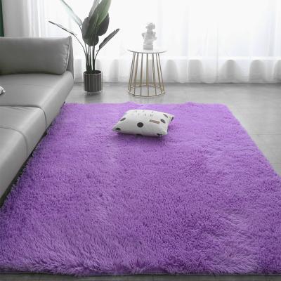 China Modern White Faux Sheepskin Fur Blanket Fluffy Long Gray Carpet Flokati Shaggy Style Matched Rectangular Area Rug For Living Room for sale