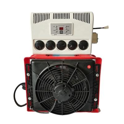 China Wall Mounted 12v Truck Cab Manufacturer 24v Parking Air Conditioner Cooling Electric Air Conditioner For Cars for sale