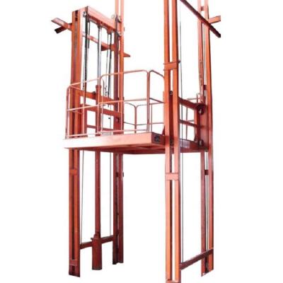 China Indoor and Outdoor Electric Cargo Lift 6m 8m 10m 12m Factory Construction Elevator for Home Warehouse Factories for sale