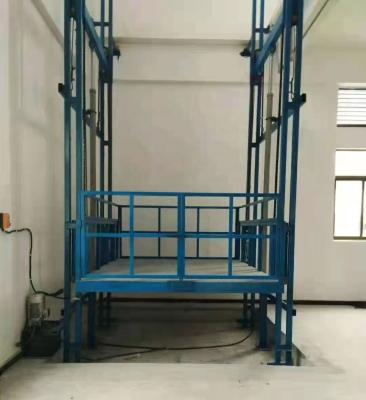 China Building Material Shops 0.5 1 2 3 Ton Hydraulic Building Cargo Lift Elevators 380v 220v Electro Aerial Work Platform For Sale Cheaper for sale