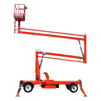 China Factory manlift motorized boom hydraulic articulated lift for sale battery or diesel power for outdoor aerial maintenance for sale