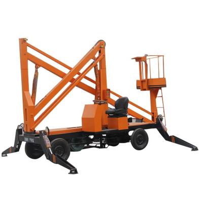 China Factory 10-16m Full Boom Lift Powers Self-Driving Diesel Or Battery Articulated Aerial Work Platform Truck Automation for sale