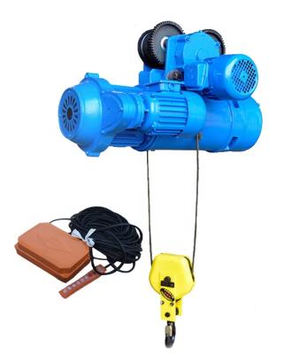 China MD1 Factory Electric Wire Rope Hoist Netting 500kg 6m Up To 32 Ton 30m With 2 Kinds Of Hoisting Speed for sale