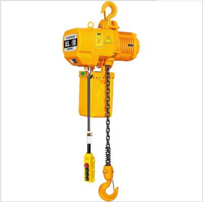 China Building material shops electric chain hoist with remote control electric trolley for hoist for factory and warehouse for sale