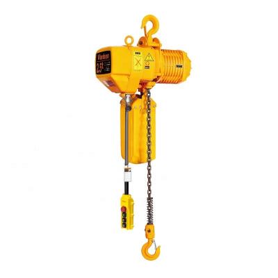 China HHBB Machinery Repair Shops Electric Chain Hoist Hook Hoist Winch For Crane 0.5 1 2 3 5 10 20 Ton Warehouse Factory Plants for sale