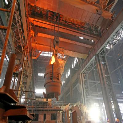 China Bridge Crane Ladle Foundry and Qdy Overhead Crane of Casting Steel Mill Bridge Construction for sale