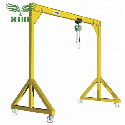 China Gantry Crane Customized Chinese Manufacturer Portable Mini Electric Mobile Gantry Crane for sale